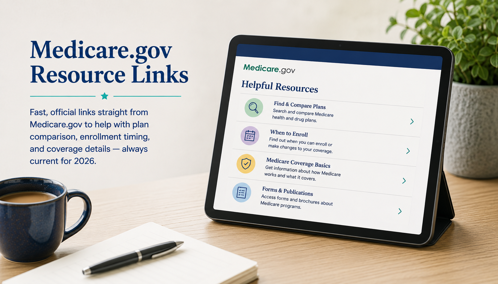 Medicare.gov resource links